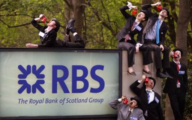 Environmental protesters have targeted RBS over its links to investment in controversial tar sands projects. Picture: Getty