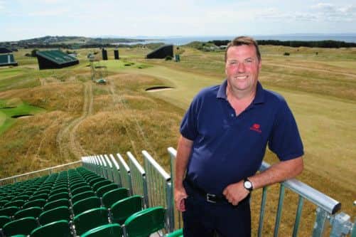 Colin Irvine and his greenkeeping team at this years open will be up from 4am each day tomake sureMuirfield is in pristine condition. Picture: Ian Rutherford