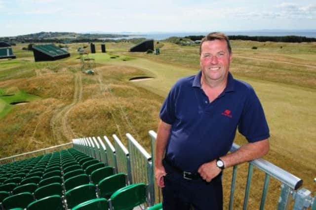 Colin Irvine and his greenkeeping team at this years open will be up from 4am each day tomake sureMuirfield is in pristine condition. Picture: Ian Rutherford