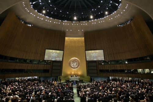 The UN assembly in New York. Picture: Getty