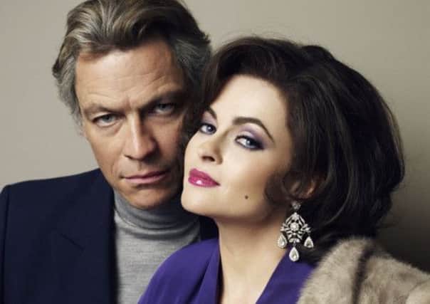 Dominic West as Richard Burton and Helena Bonham-Carter as Elizabeth Taylor in Burton and Taylor