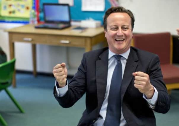 David Cameron: Mistakenly included an Iain Duncan Smith parody Twitter account in a tweet. Picture: Getty