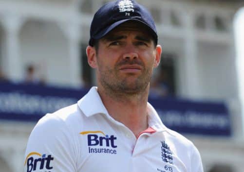 Man of the Match James Andersons 10-wicket haul proved crucial to England. Picture: Getty