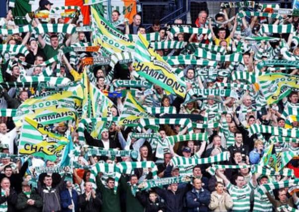 A Celtic fan acquitted of singing a pro-IRA song is back in court over the charge. Picture: Robert Perry