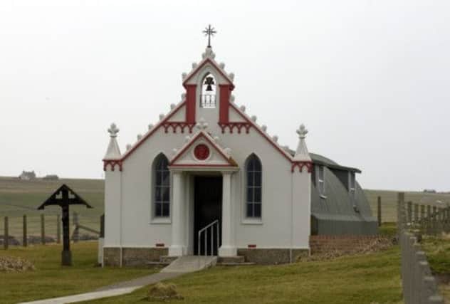 Simon Weston OBE loves the Italian Chapel on Orkney, built by prisoners of war. Picture: Donald MacLeod