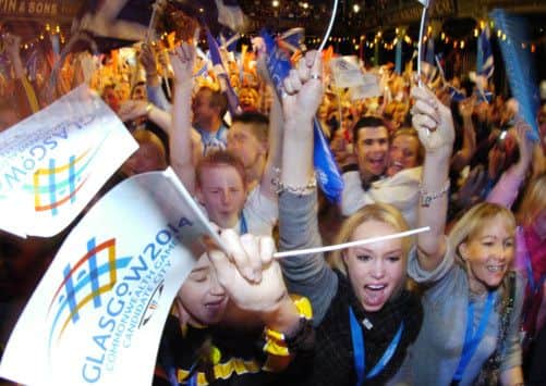 Glasgow celebrates winning the 2014 Commonwealth Games. Picture: Donald Macleod