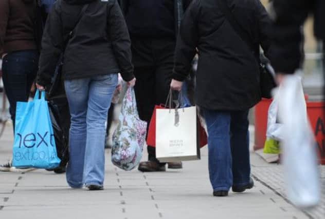 Scotland's retail sales figures chalked up their best comparison with the UK since March 2011. Picture: Jane Barlow