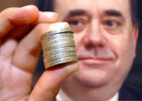 Alex Salmond says Scotland would have no problems keeping the pound. Picture: PA