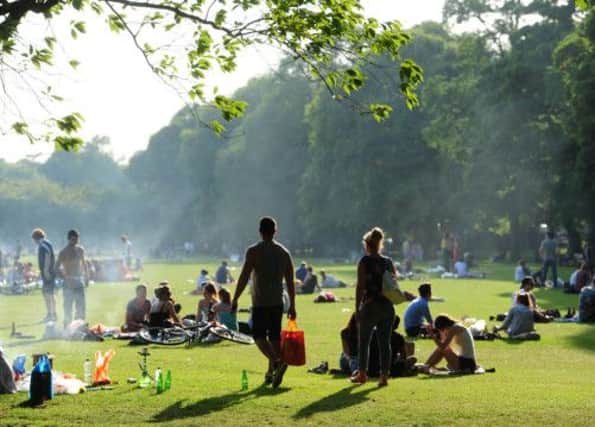 Temperatures are expected to reach 25C in some parts of Scotland this weekend. Picture: TSPL