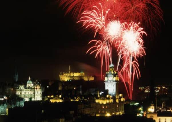 Fireworks mark the end of last year's Edinburgh Festival
