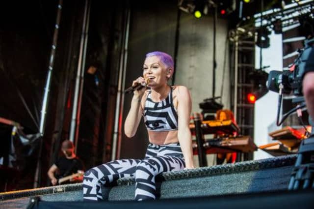 Jessie J Performs at Edinburgh Castle. Picture: Ian Georgeson