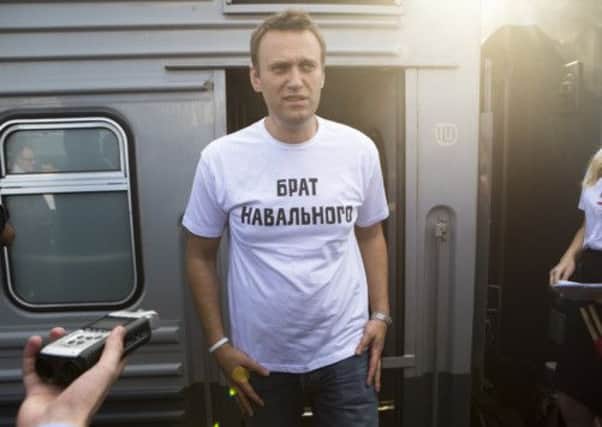 Russian opposition activist Alexei Navalny. Picture: AP
