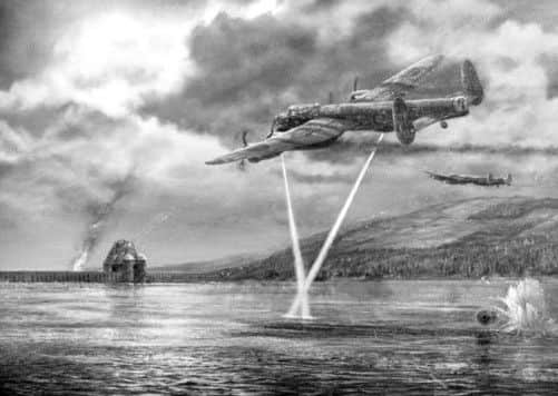 Artist's impression of the raid. Picture: PA