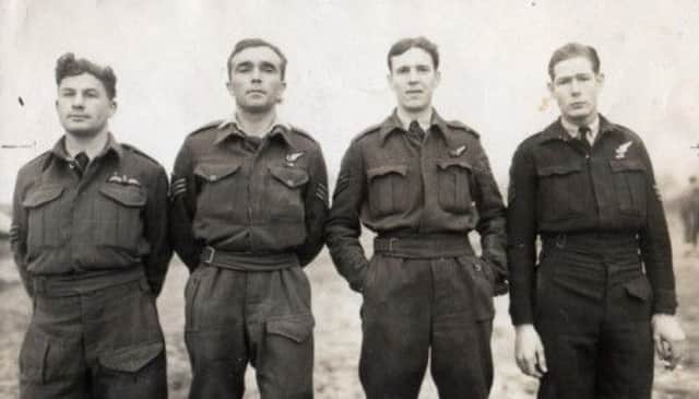 The four-man bombing crew will be formally laid to rest, 68 years after crashing during a flight operation. Picture: PA