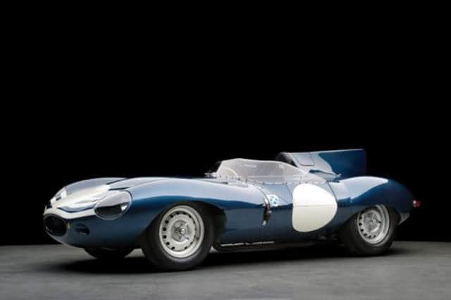A 1955 Jaguar D-Type: Part of  Lord Irvine Laidlaw's collection. Picture: SWNS