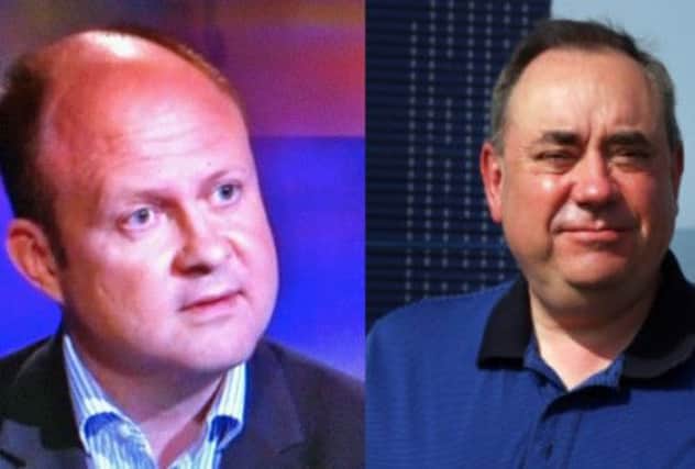 Paul Sinclair, left, and First Minister Alex Salmond. Mr Sinclair is facing a probe over comments he made on Twitter. Picture: Complimentary