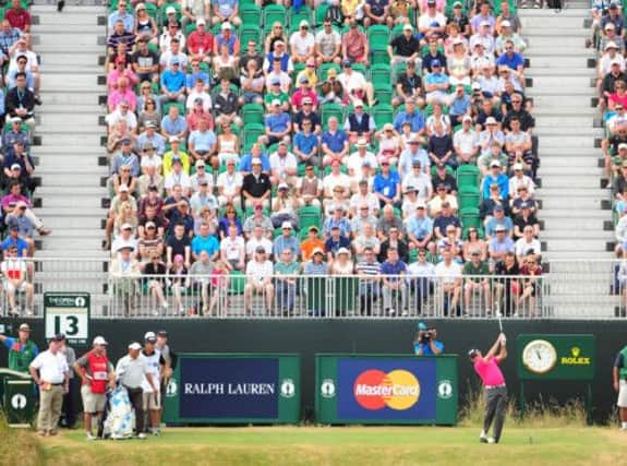 Despite big names at the Open, crowds have been thinner. Picture: Ian Rutherford