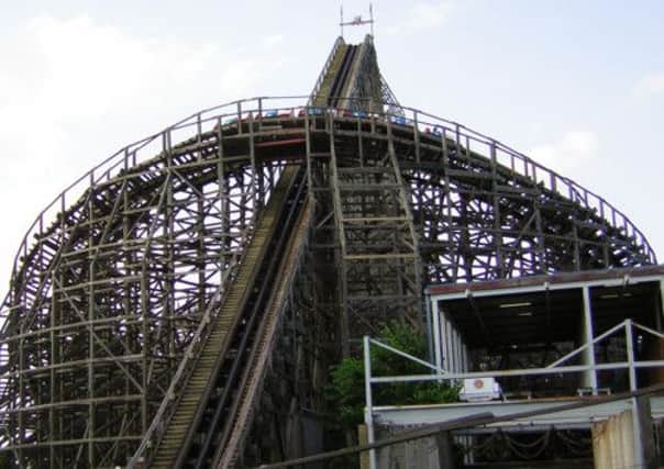 The Texas Giant is the biggest rollercoaster of its kind in the world. Picture: Chris Hagerman (cc)