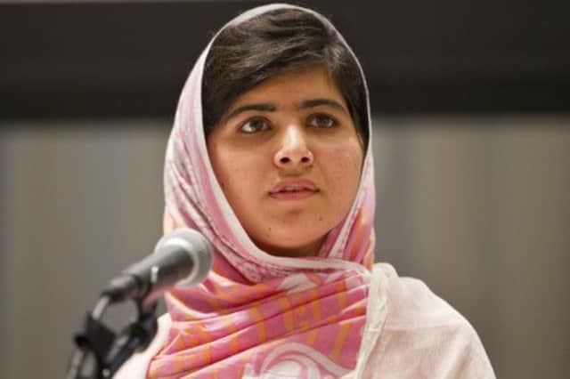 Malala Yousafzai speaking at The United Nations headquarters in New York. Picture: PA