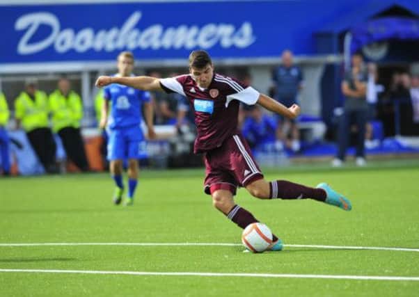 Callum Paterson has a shot at goal. Picture: Robert Perry