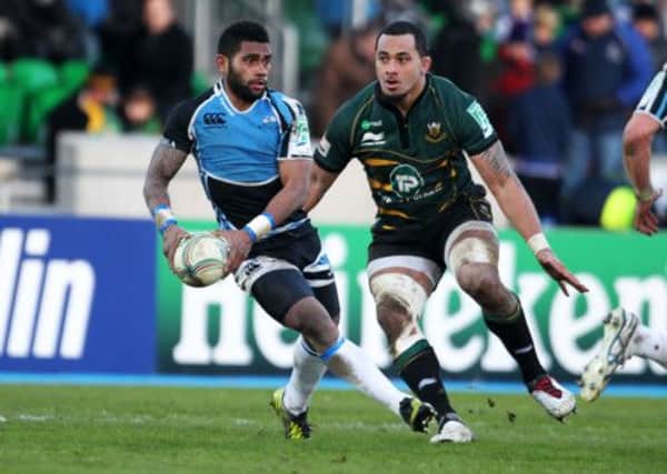 Glasgow Warriors' Niko Matawalu in action during the Heineken Cup last year against Northampton Saints. Picture: PA