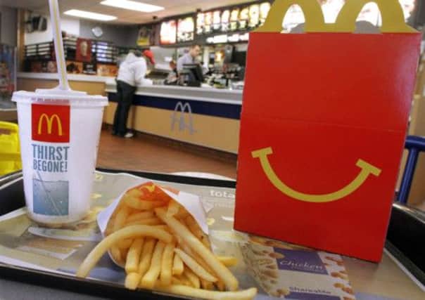 McDonald's described the horse's behaviour as "distressing" for customers. Picture: AP