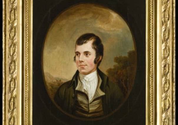 The portrait of Robert Burns by Alexander Nasmyth, which was discovered in a provincial auction house. Picture: Complimentary
