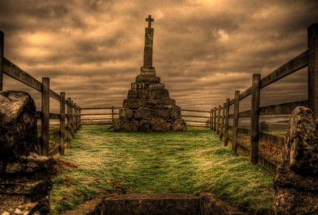 The monument to Maggie Wall, near Dunning in Perthshire. Picture: Alan Weir