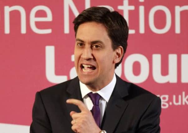 Labour leader Ed Miliband delivering a speech in London earlier this month. Picture: PA
