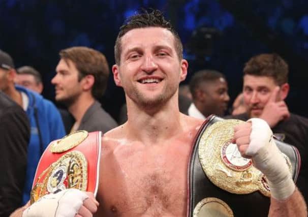 Carl Froch will defend his IBF and WBA world super-middleweight titles against George Groves later this year. Picture: Getty Images