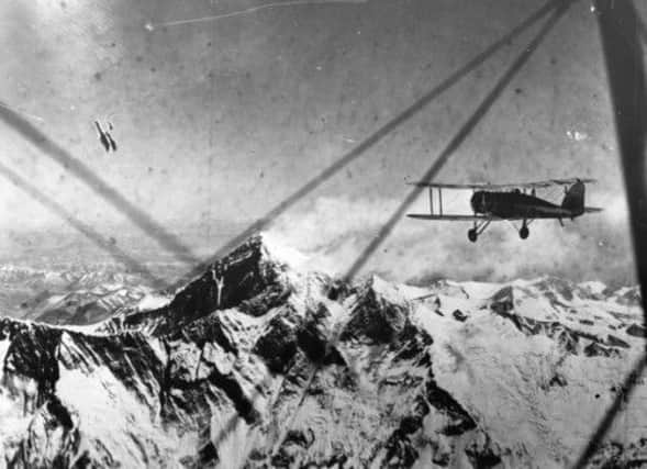 The Marquess of Clydesdale's Westland PV-3 approaching Mount Everest. Picture: Getty