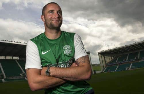 Hibernian captain James McPake emphasised the importance of scoring the first goal in tonights clash. Picture: SNS