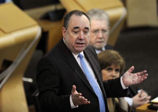First Minister Alex Salmond unveiled the funding. Picture: Greg Macvean