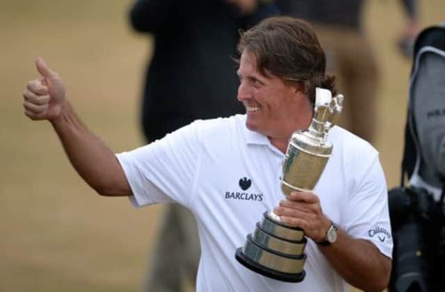 Phil Mickelson won the Scottish Open and then the Open in a fortnight that showed he's finally got to grips with links golf. Picture: Jane Barlow