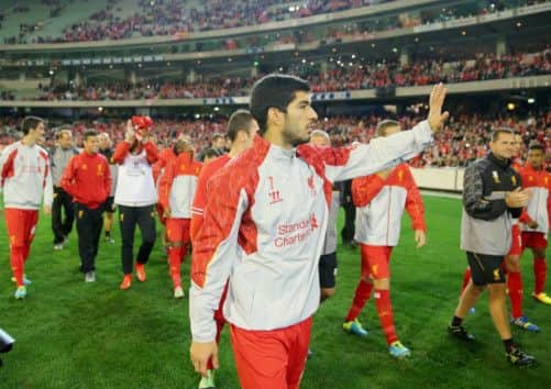Luis Suarez has been accused of a lack of loyalty by former Liverpool striker John Aldridge over his desire to seal a summer move.  Picture: Getty