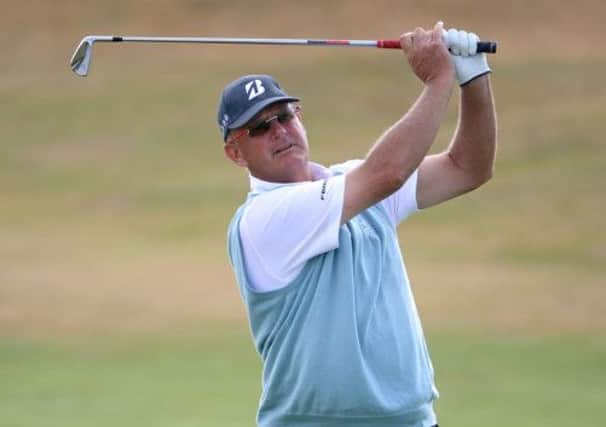 Sandy Lyle during the first round of The Senior Open Championship at Royal Birkdale. Picture: Getty