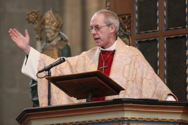 The Most Rev Justin Welby plans to create an alternative to 'payday' lenders. Picture: Getty
