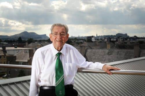 Tommy Preston, now aged 80, says it was a 'privilege' to play for Hibs alongside Lawrie Reilly. Picture: Jane Barlow