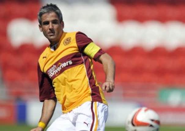Happy days: Keith Lasley is now enjoying his best time in a Motherwell shirt. Picture: Getty