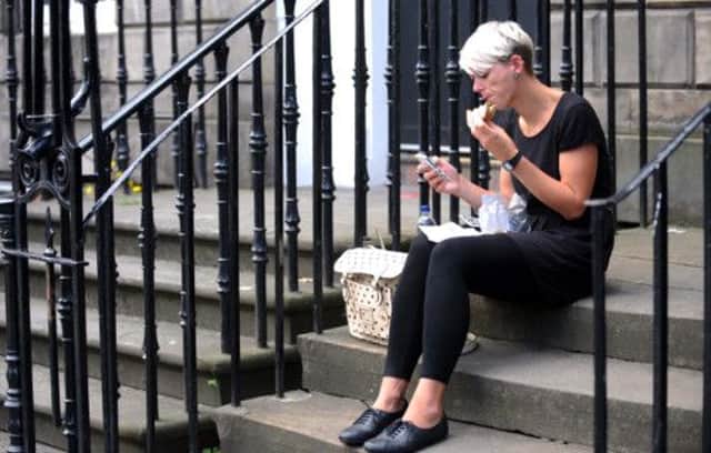 For the cost of a typical workday lunch at popular sandwich chain Pret a Manger, a 25-year old could put away £96 a month in pension contributions. Picture: Jane Barlow