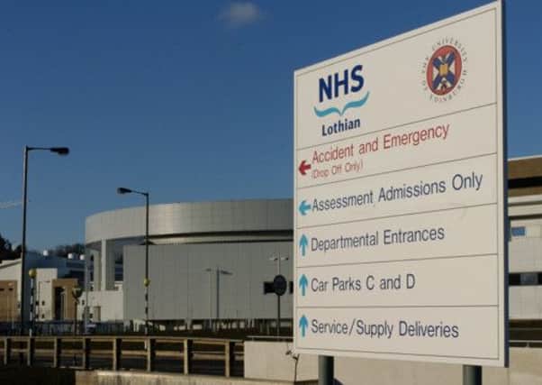 NHS Lothian's flagship hospital, the Edinburgh Royal Infirmary. Picture: TSPL