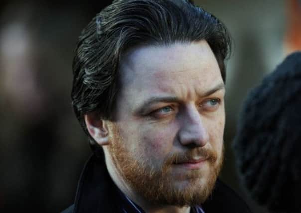James McAvoy pictured on the set of Filth. Picture: Ian Rutherford