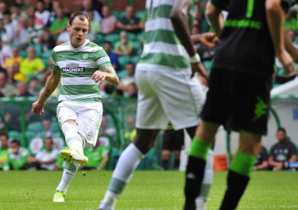 Anthony Stokes scored but a young Celtic side went down 2-1 at Parkhead. Picture: Robert Perry