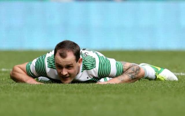A crisp free-kick from Anthony Stokes puts him in pole position to perform the Hooper role in the absence of any new signings. Picture: PA