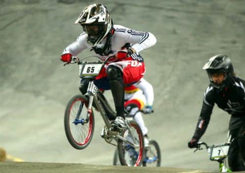 Liam Phillips on his way to winning the Mens Elite Final. Picture: Phil Walter/Getty