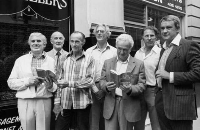 The seven men involved in the Great Rain Robbery of 1963. Picture: PA