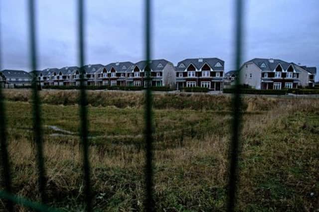 When the property bubble burst in Ireland housing developments turned in ghost estates of unsold homes. Picture: PA