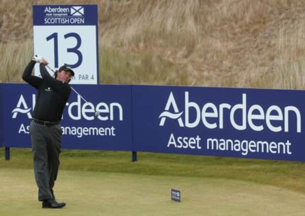 Aberdeen Asset Management gained valuable exposure through coverage of the Scottish Open. Picture: Getty