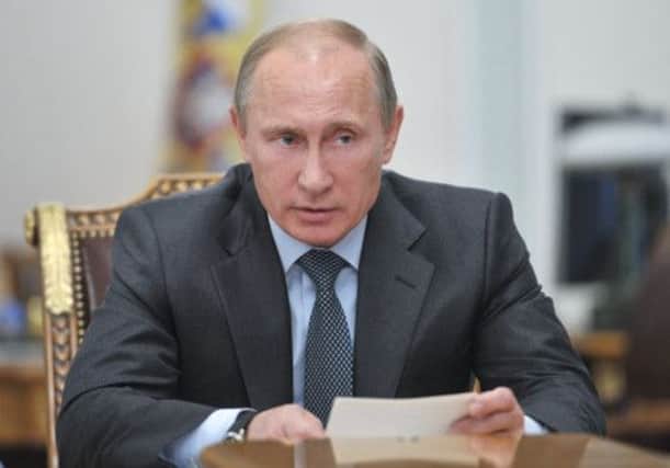 Russia, led by Vladimir Putin, has a clear advantage over neighbouring states. Picture: AP