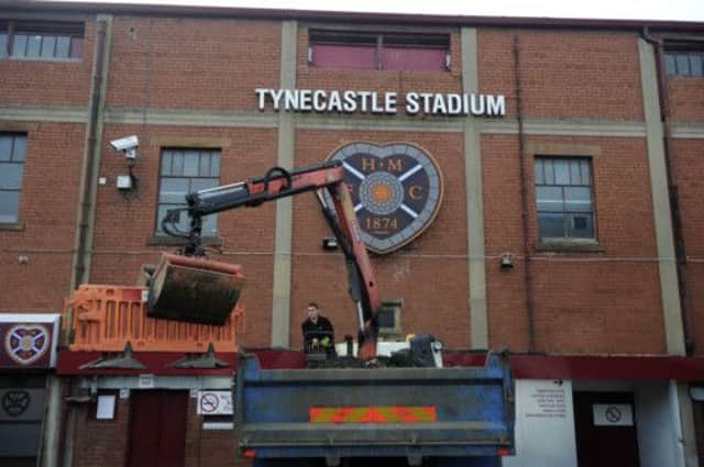 Hearts fans will hope that the Ukio Bankas administrators dont decide that cashing in on Tynecastle is their best option. Picture: Greg Macvean